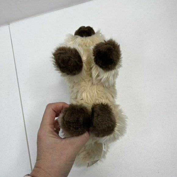 Toys R Us 2015 Realistic Siamese Cat Kitty Stuffed Animal Beige Pet Plush Toy - Picture 6 of 9